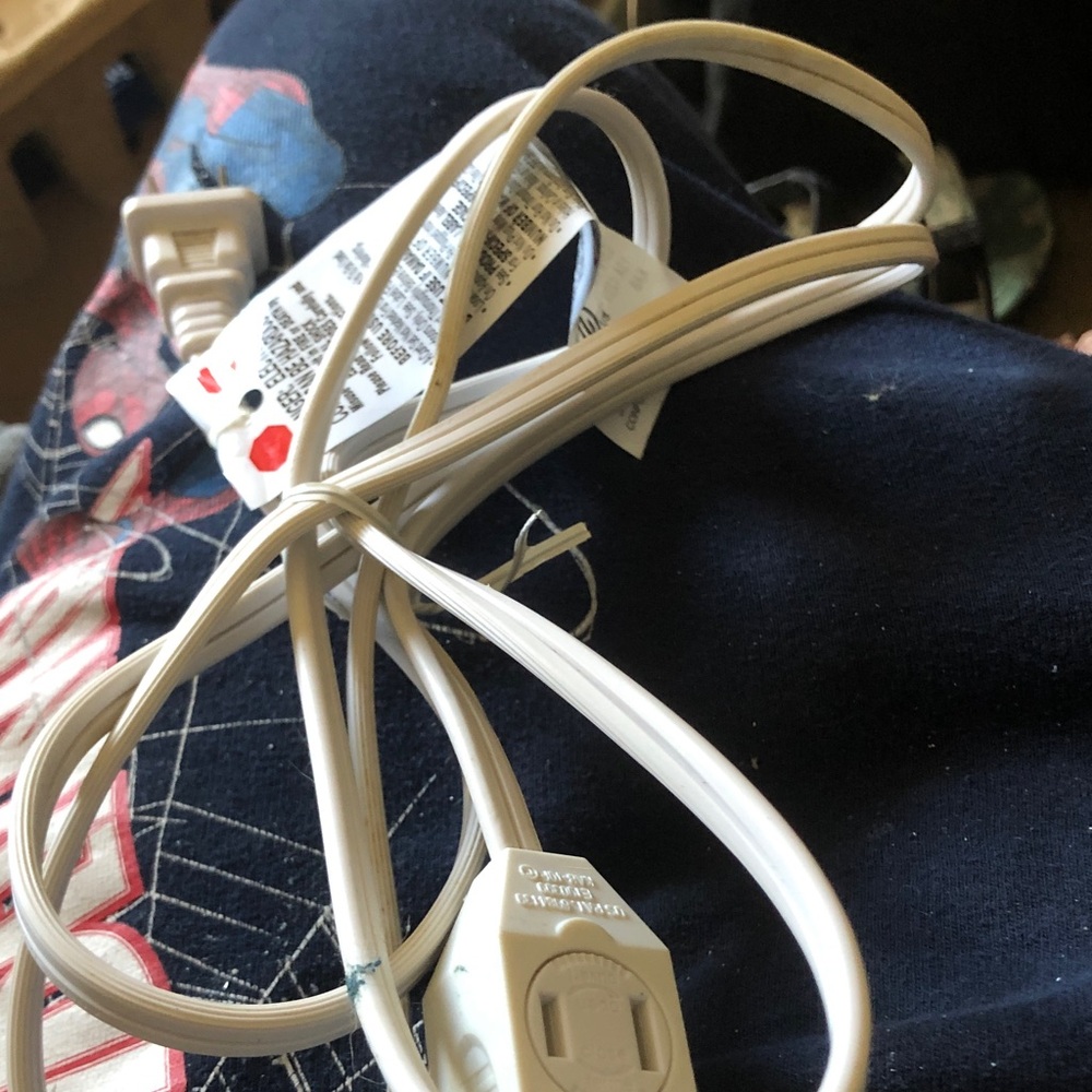 White Power Cord / Cable